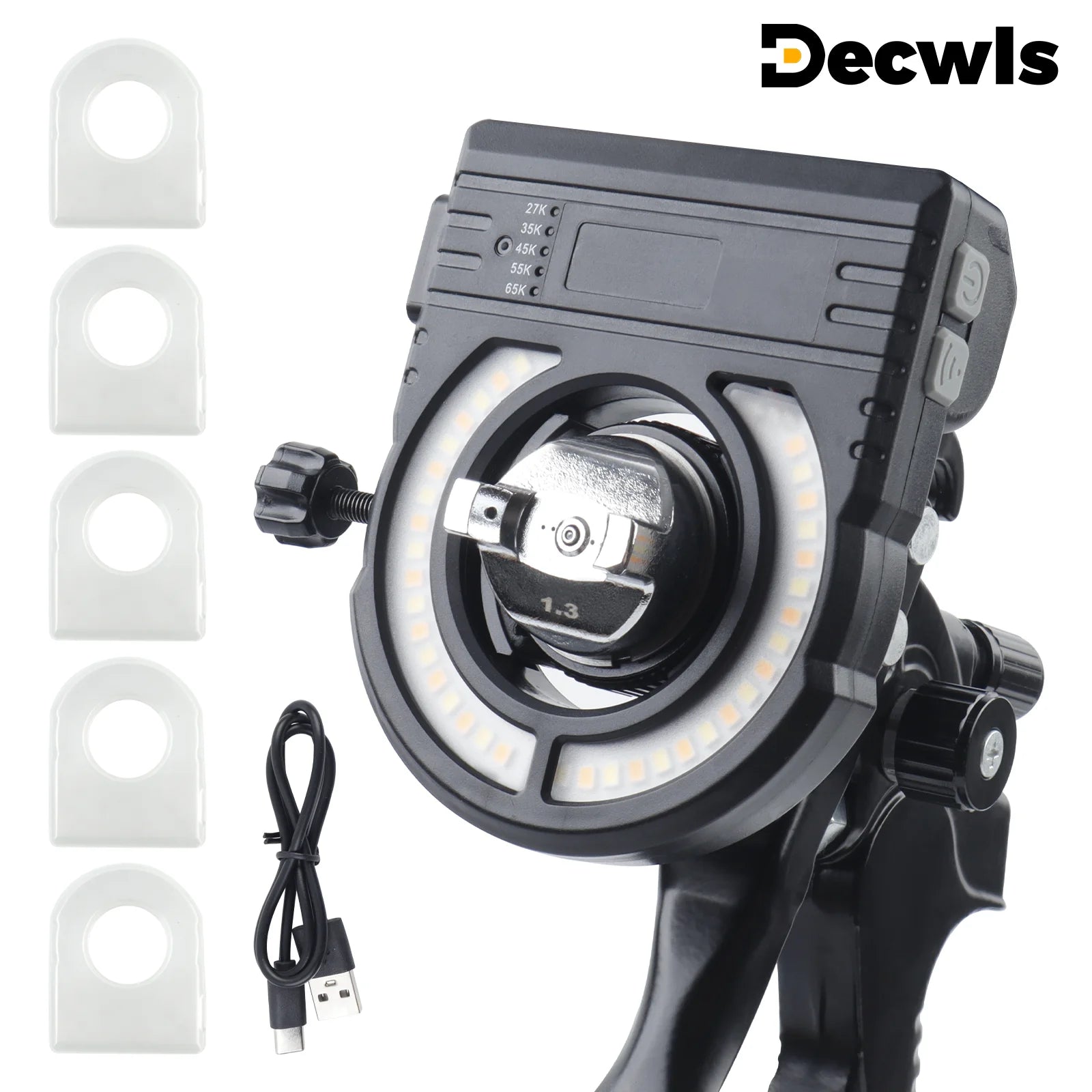 Universal Spray Gun Light - Adjustable LED Paint Fill Light for Car & Furniture Painting - 1