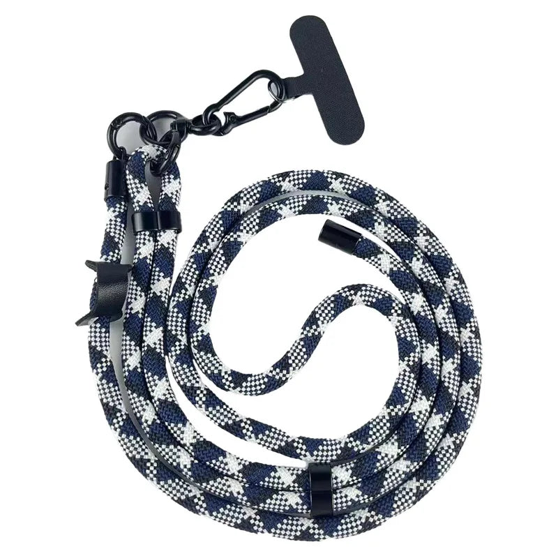 Universal 8mm Crossbody Phone Lanyard - Adjustable Detachable Neck Strap - 20