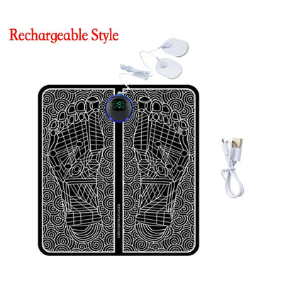 EMS Foot Massager Mat - Portable Electric Muscle Stimulation Therapy