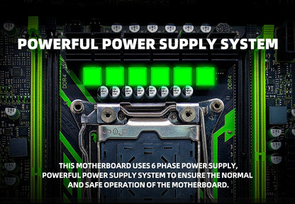 ZSUS X99 LGA2011-3 Motherboard Kit with Xeon E5-2630 v4 & 16GB DDR4 RAM
