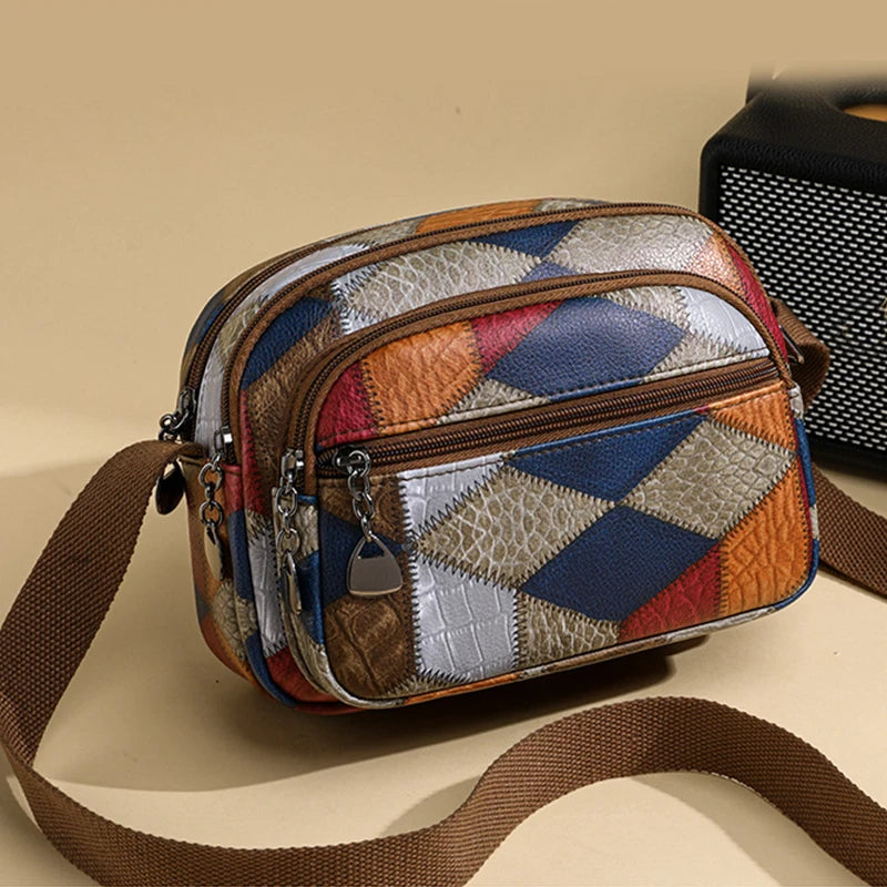 Luxury Vintage PU Shoulder Bag