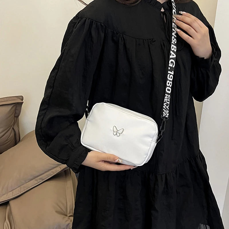 Luxury Quilted Nylon Crossbody Bag
