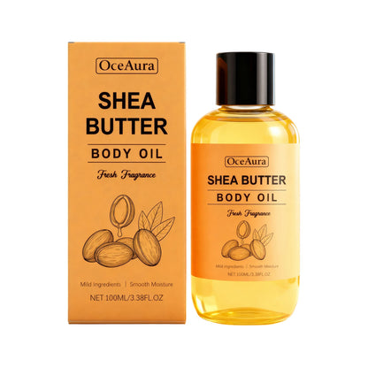 Shea Butter Body Oil for Deep Hydration & Dry Skin Repair