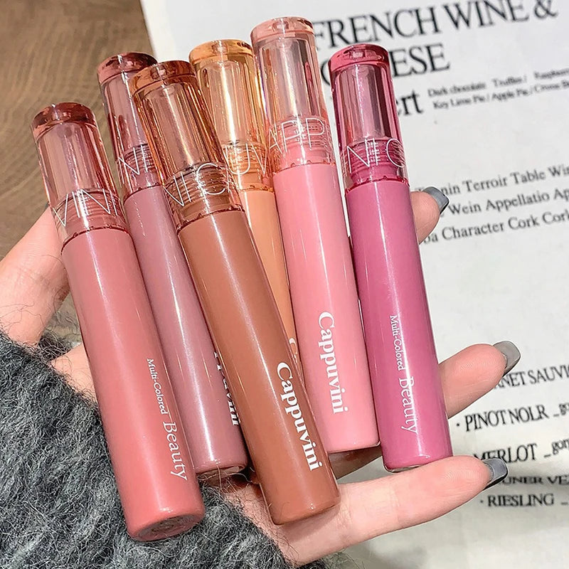 Gummy Jelly Mirror Water Gloss Lip Glaze - Hydrating Tinted Lipstick - 3