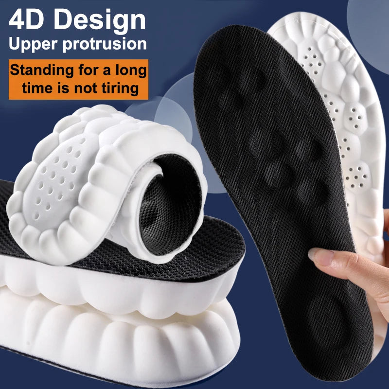 Latex Sport Insoles: Breathable Arch Support & Shock Absorption Shoe Pads - 11