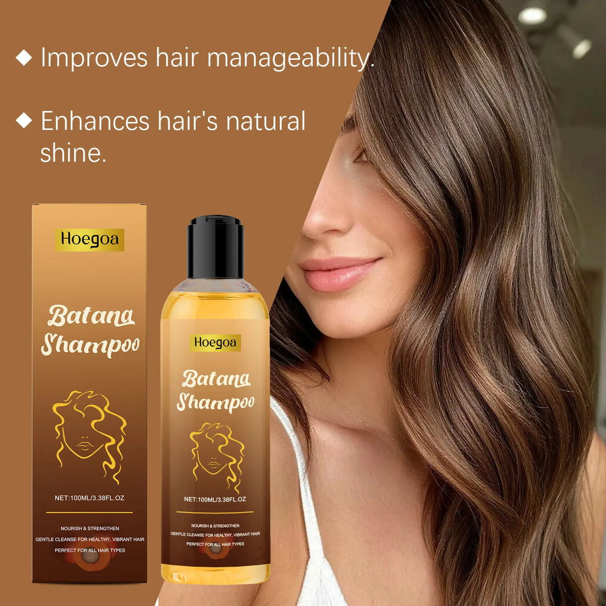Batana Oil Hair Growth Shampoo & Scalp Treatment for Thick, Healthy Hair