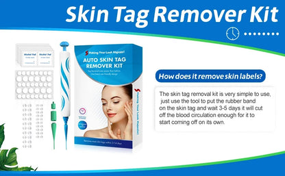 2-in-1 Skin Tag Removal Kit - Painless Home Mole & Skin Tag Remover Tool