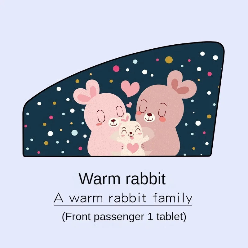 Magnetic Car Window Sunshade for Baby UV Protection