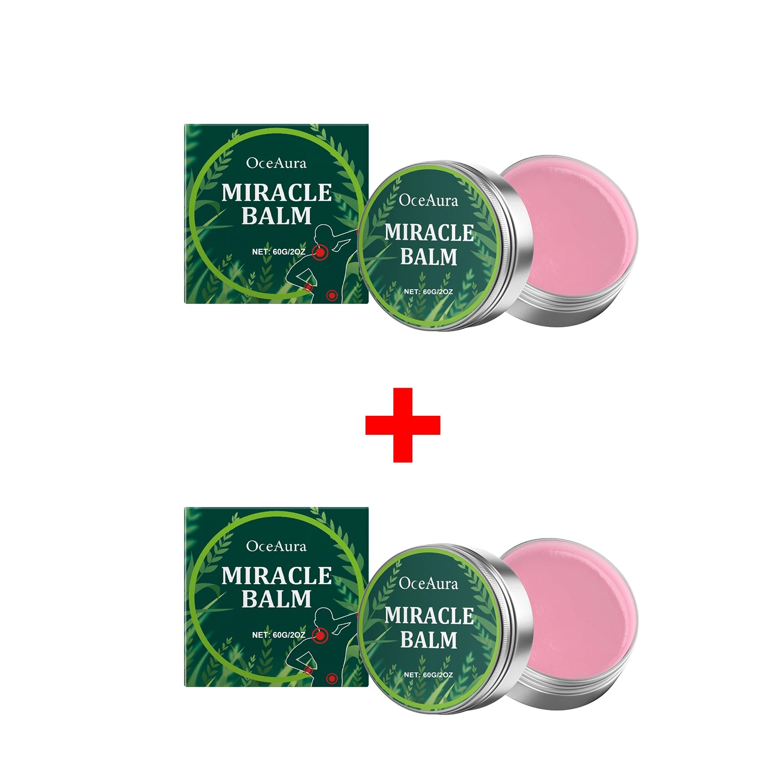 Herbal Joint & Muscle Massage Balm - Soothing Relief Cream for Neck, Back & Knees - 14