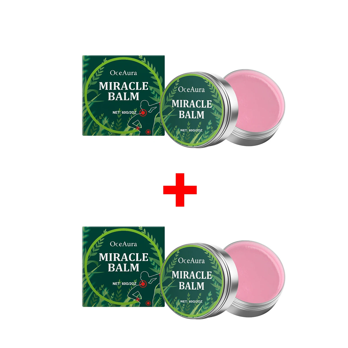 Herbal Joint & Muscle Massage Balm - Soothing Relief Cream for Neck, Back & Knees