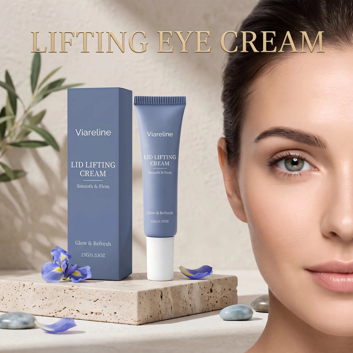 Lifting Eye Cream for Dark Circles and Fine Lines - Firming & Smoothing Contour