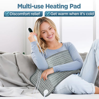 Electric Heating Pad for Back and Body Pain Relief with 10 Heat Settings