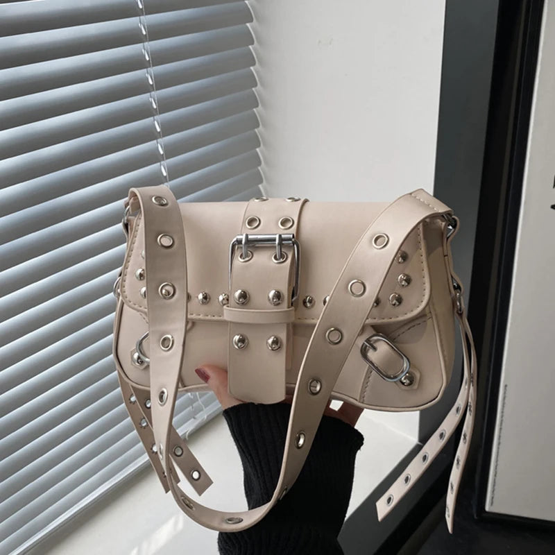 Luxury Trendy Rivet Shoulder Bag