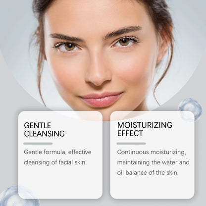 Vitamin C Brightening Facial Cleanser with Built-in Exfoliating Brush