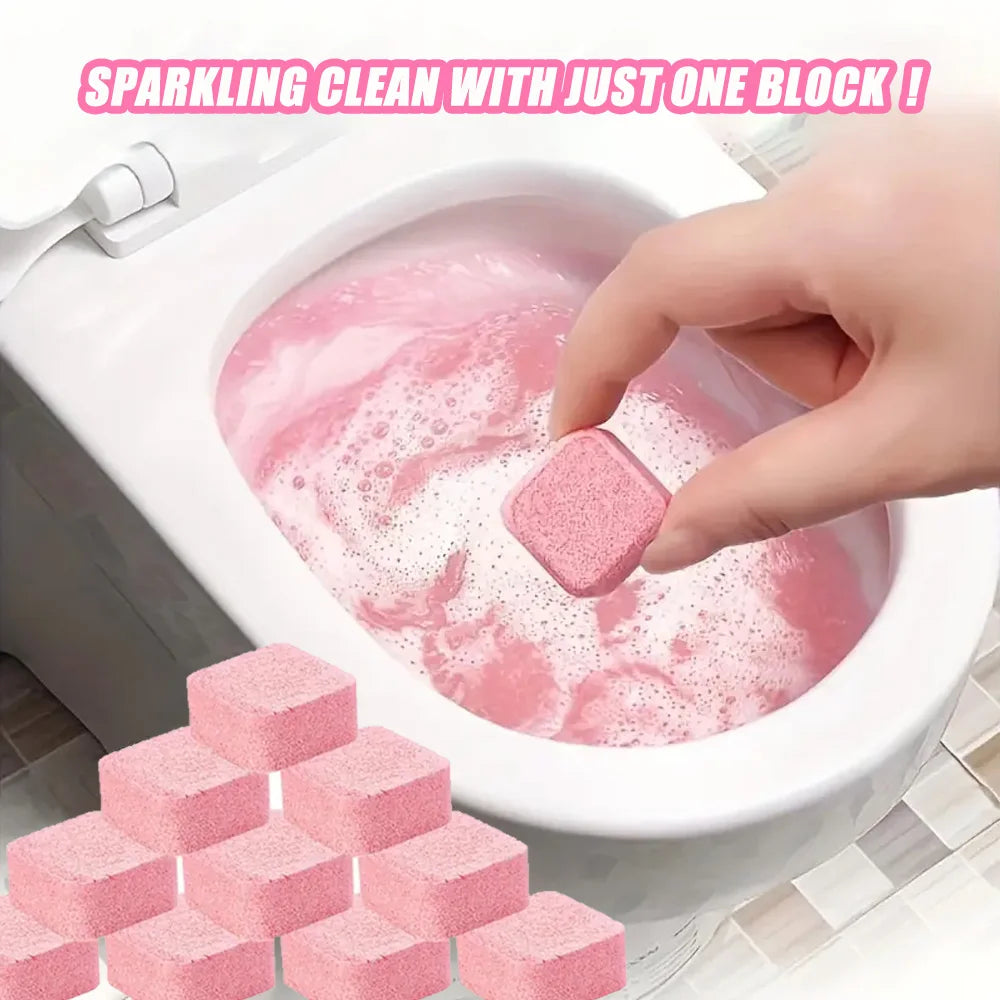 Powerful Toilet Bowl Cleaner Tablets – Deep Stain & Odor Remover (10-20pcs)