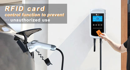 Smart EV Wallbox Charger - Type 1 Adjustable 32A-50A Station with Wi-Fi App