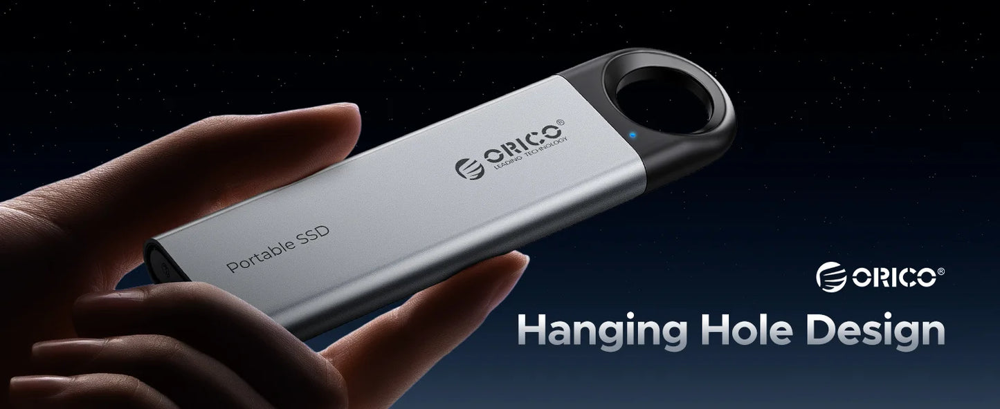 ORICO Portable External SSD - High-Speed 1TB Solid State Drive for Gaming