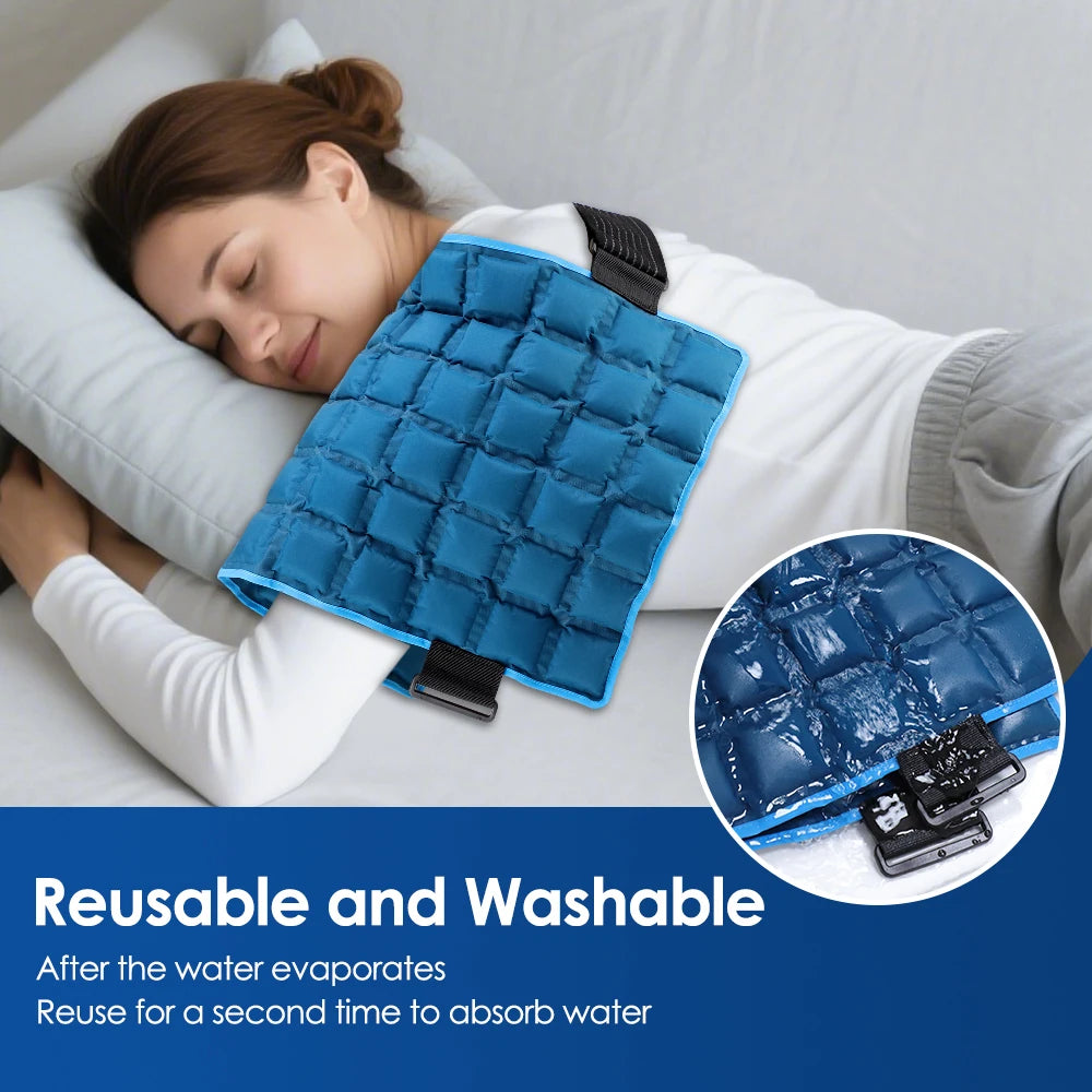 Reusable Hot & Cold Compress Therapy Wrap for Back, Shoulders, and Joint Pain Relief - 9