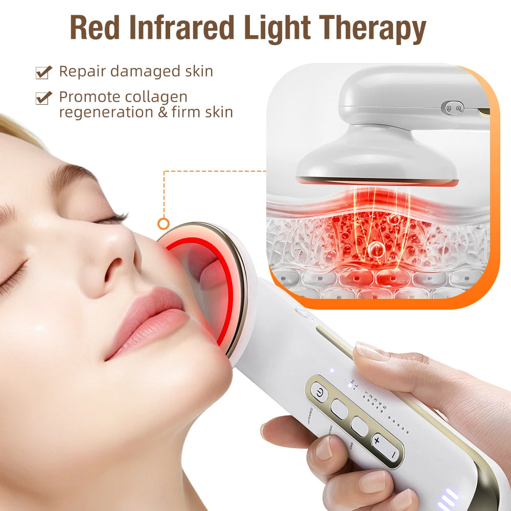Ultrasonic EMS Body Slimming & Facial Lifting Massager - Infrared Fat Burner - 4