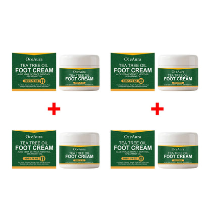 Tea Tree Oil Foot Repair Cream for Cracked Heels and Dry Skin