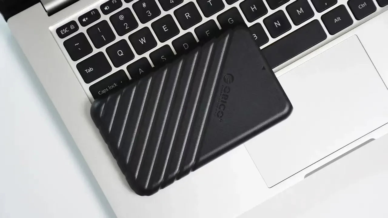 2.5" SATA HDD SSD External Hard Drive Enclosure - USB 3.0/Type-C Adapter - 24