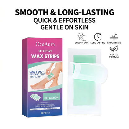 Professional Full Body Wax Strips for Smooth, Long-Lasting Hair Removal