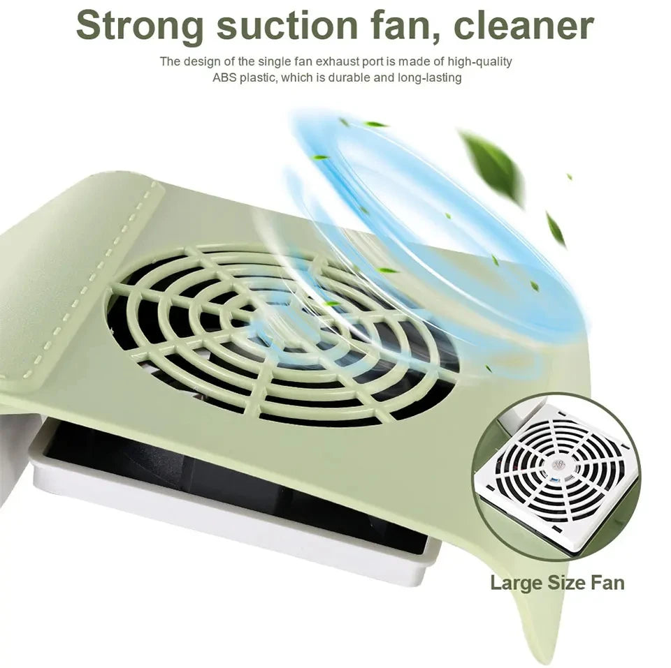 Professional Nail Dust Collector - Quiet Manicure Vacuum - 10