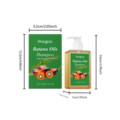 Batana Oil & Rosemary Hair Growth Shampoo - Deep Repair & Scalp Nourishing Treatment