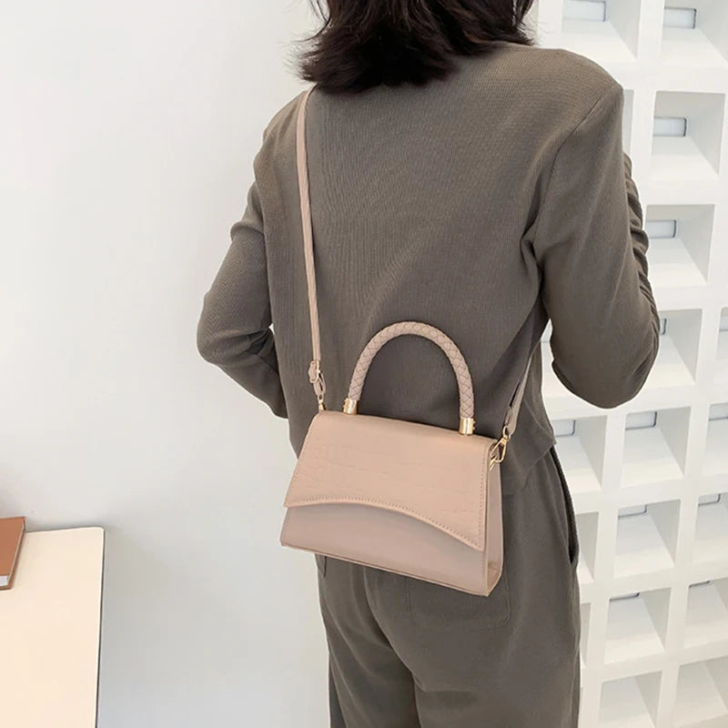 Luxury Retro Crocodile Square Bag
