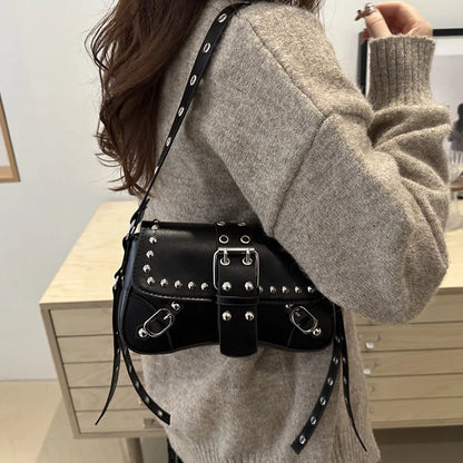 Luxury Trendy Rivet Shoulder Bag
