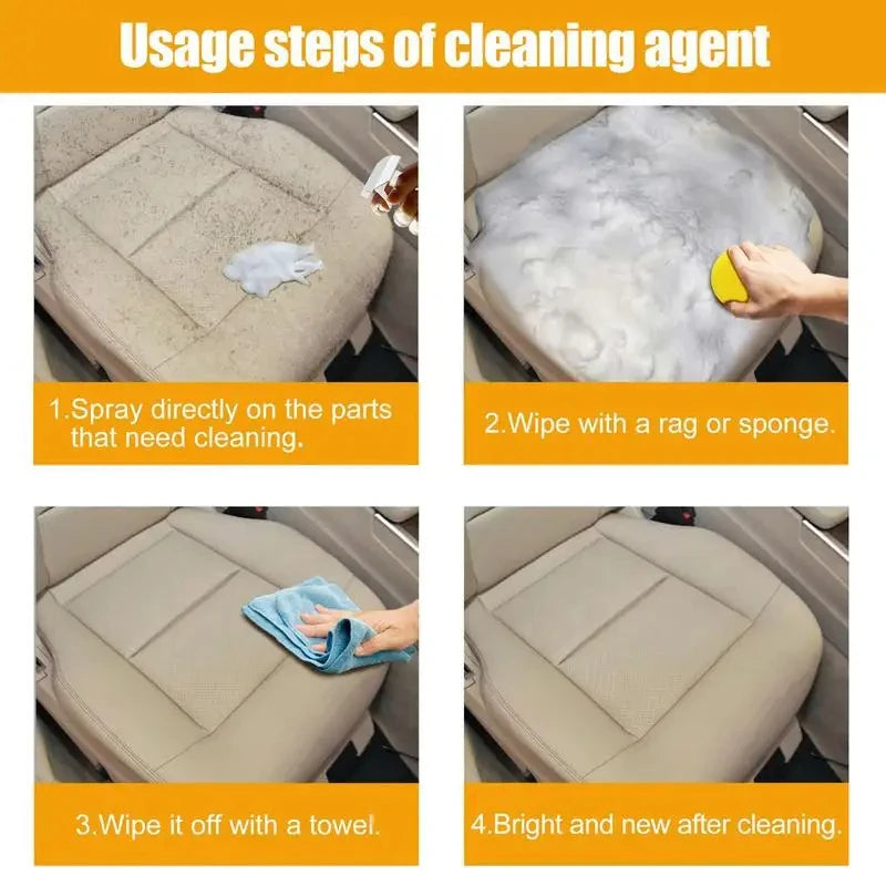 Multipurpose Car Interior Foam Cleaner & Leather Restorer - 8