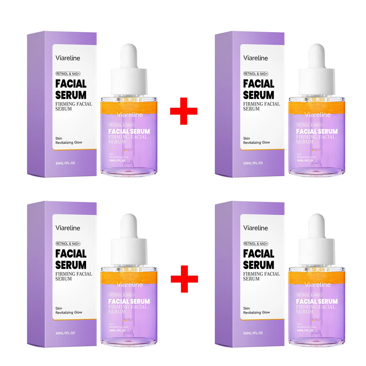 Retinol & NAD+ Firming Facial Serum - Anti-Aging Skin Lifting & Brightening Treatment