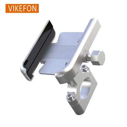 Heavy-Duty Aluminum Motorcycle & Bicycle Phone Mount - Secure GPS Holder