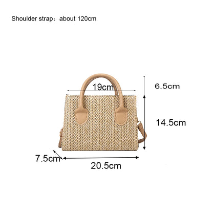 Luxury Floral Woven Crossbody