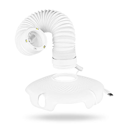 2-in-1 Brushless Nail Dust Collector Vacuum with LED Tube