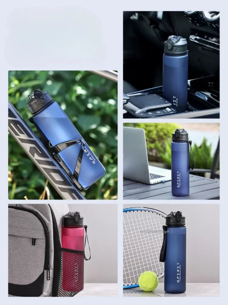 Motivational 750ml Sports Water Bottle - Leak-Proof & Portable Fitness Cup - 14