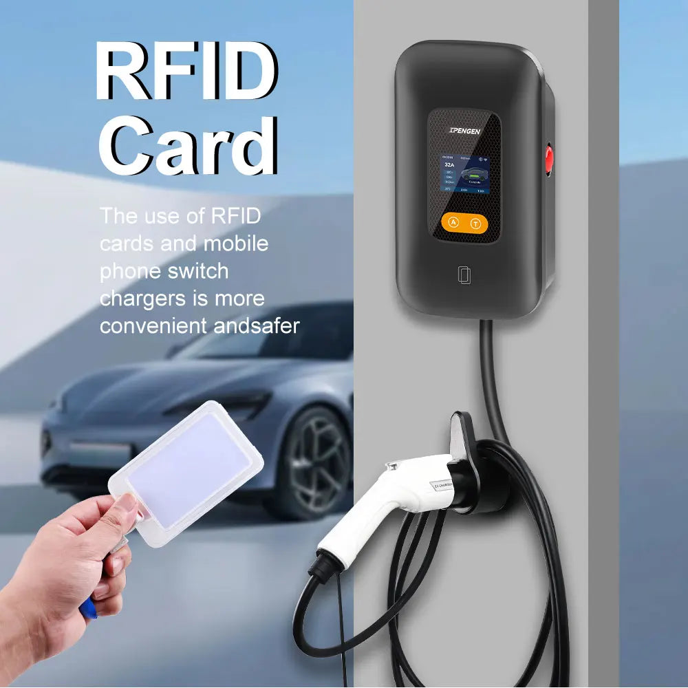Type 1 EV Charging Station Wallbox – 7.6kW to 12kW Fast Home Charger - 11