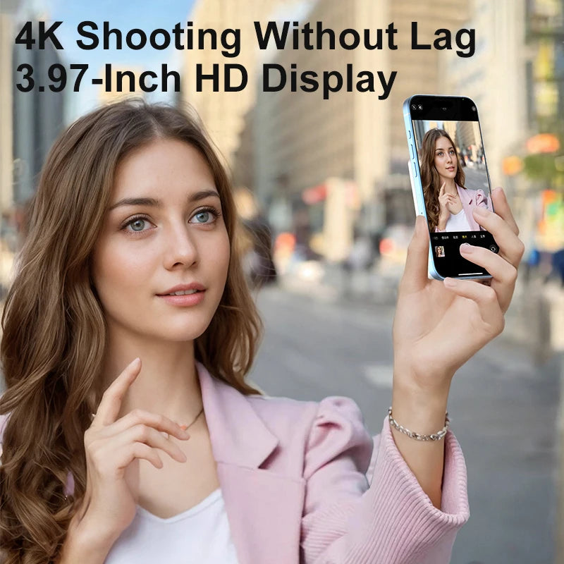 Magnetic Phone Monitor: HD Wireless External Screen for Selfie & Vlogging