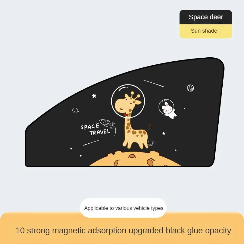 Magnetic Car Window Sunshade for Baby UV Protection - 31