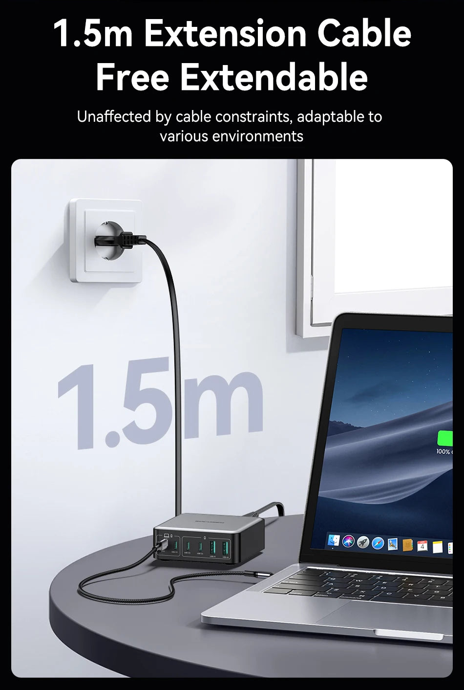 200W GaN 6-Port Desktop Fast Charger - PD USB-C Power Station - 18