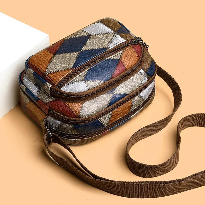 Luxury Vintage PU Shoulder Bag