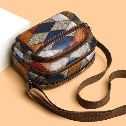 Luxury Vintage PU Shoulder Bag