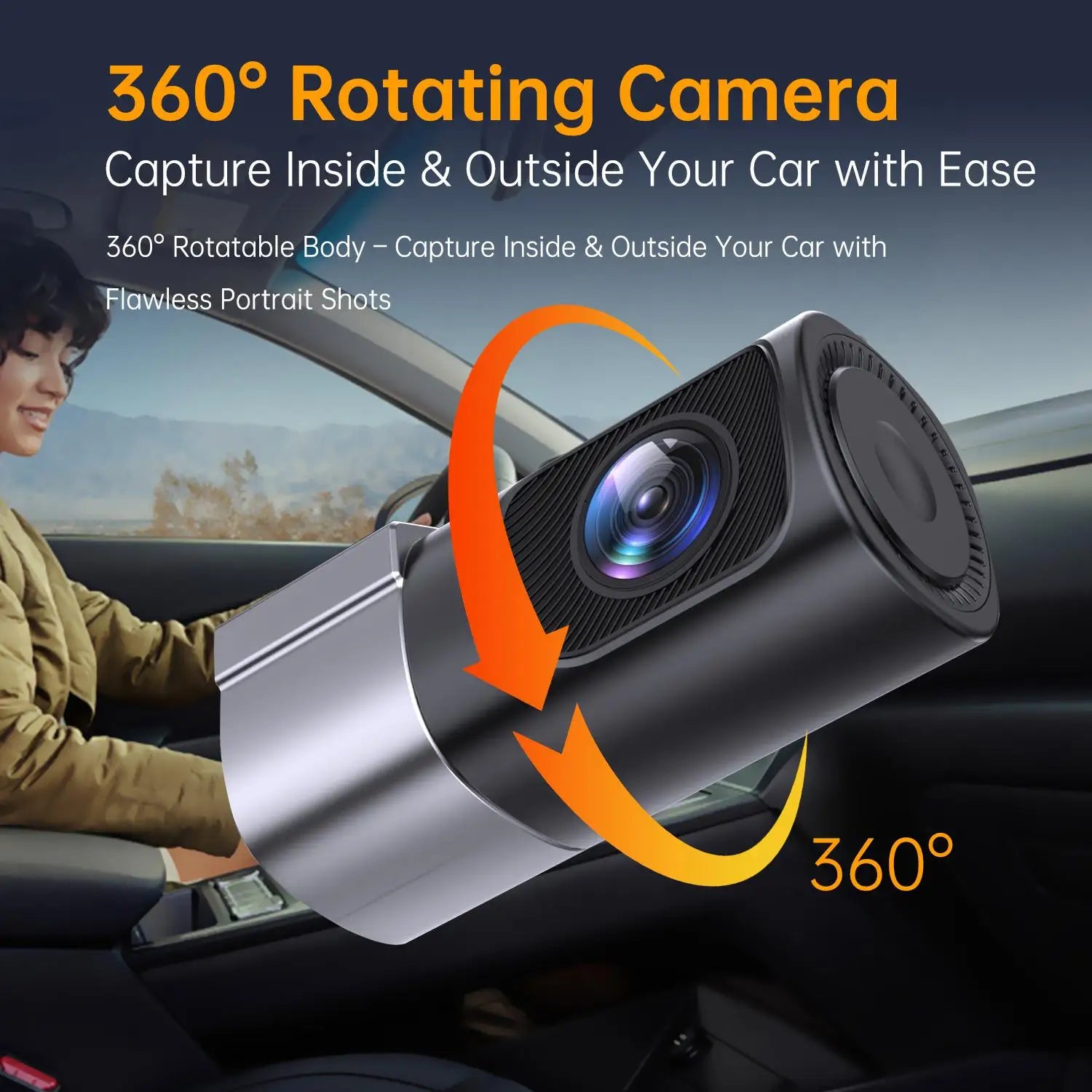1080P HD Mini Hidden Dash Cam - Night Vision & WiFi App Control - 5