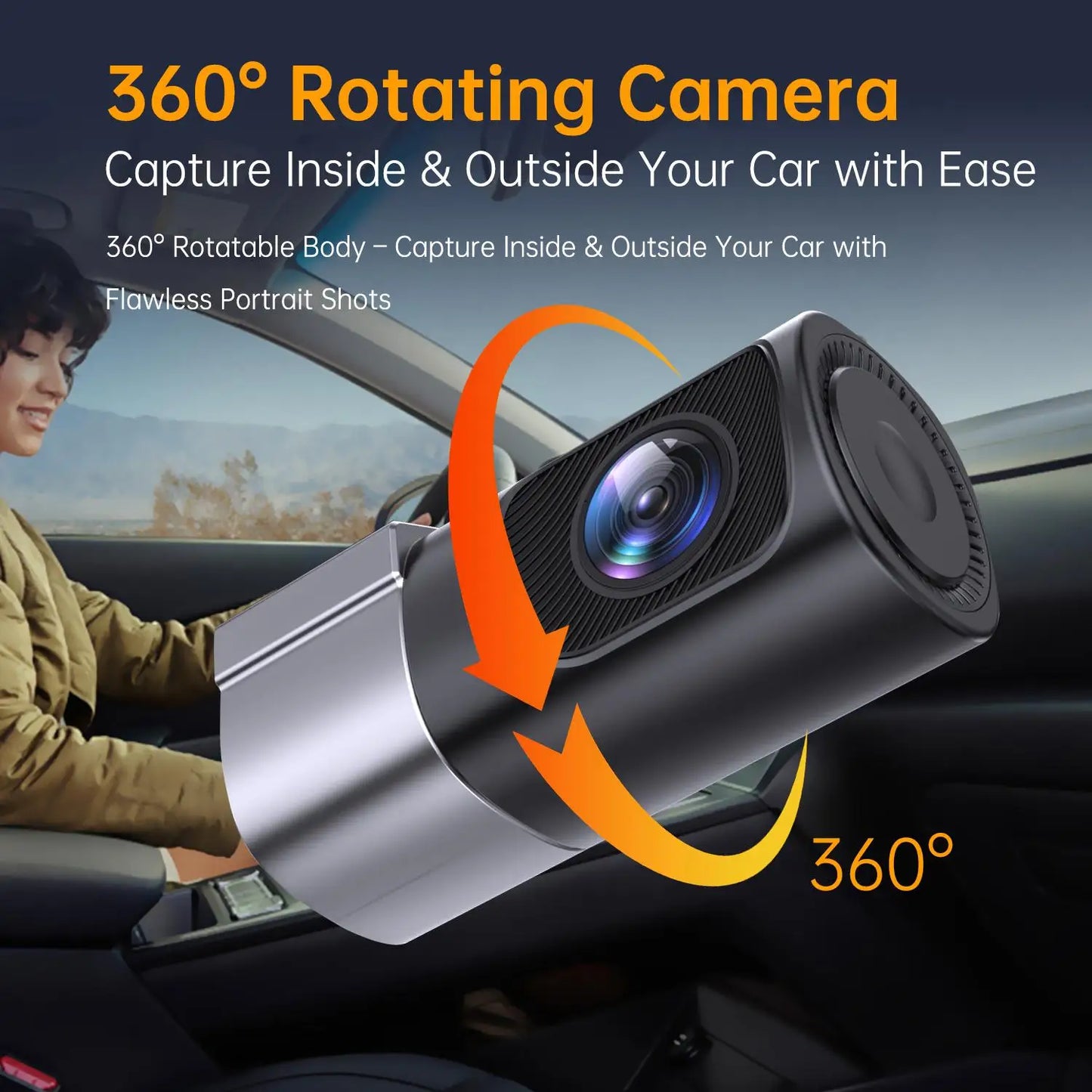 1080P HD Mini Hidden Dash Cam - Night Vision & WiFi App Control