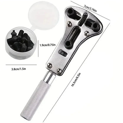 Adjustable 3-Claw Watch Case Opener - Professional Back Remover Repair Tool