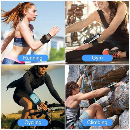 360° Rotating Universal Wrist Phone Holder for Running and Sports