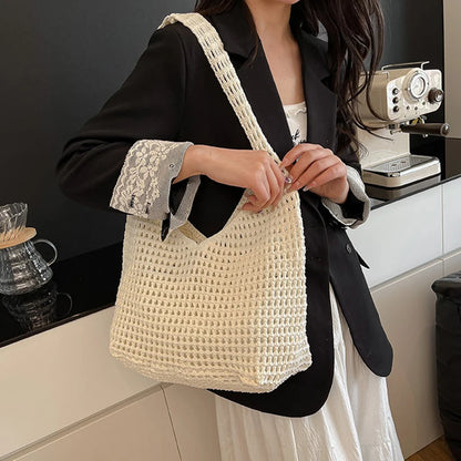 Luxury Bohemian Crochet Tote