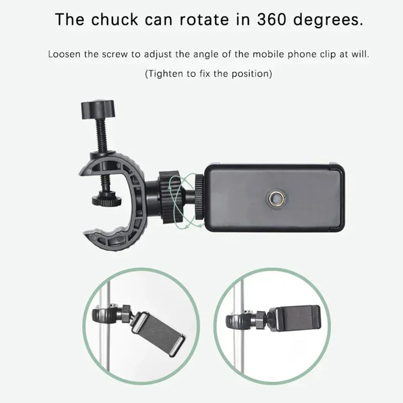 360° Rotatable Universal Smartphone Holder for Live Streaming & Recording