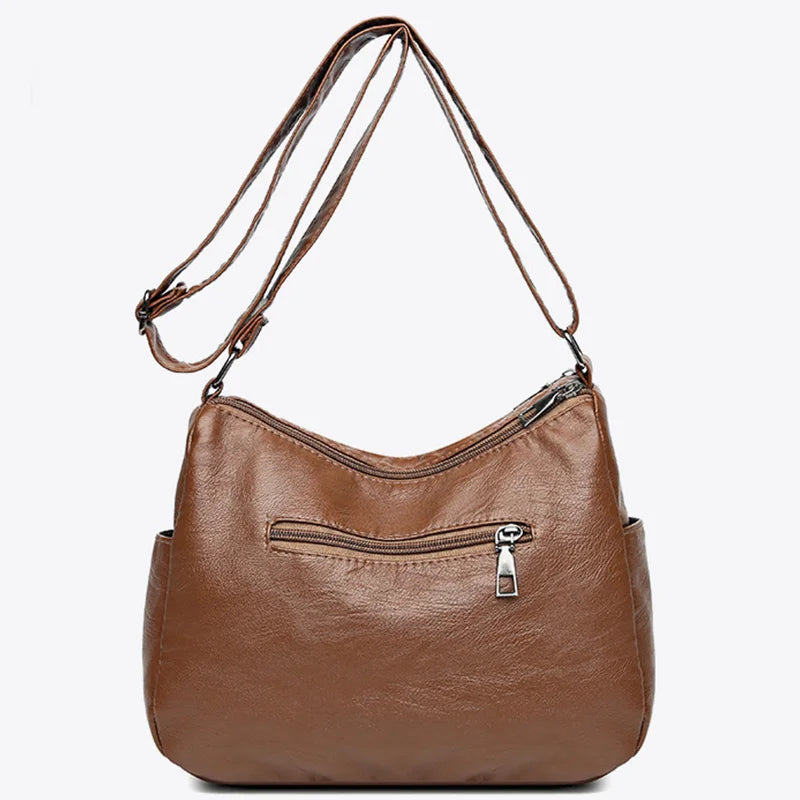 Luxury Vintage PU Leather Handbag