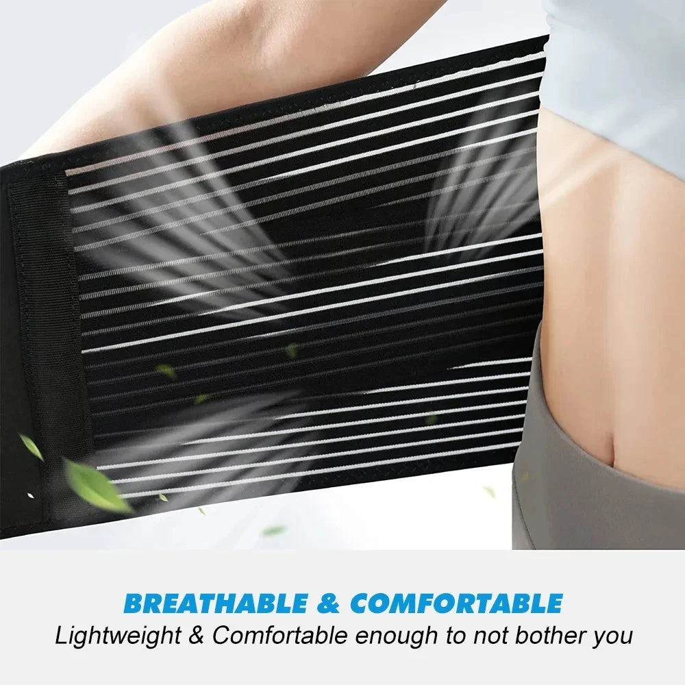 Adjustable Lumbar Support Belt - Orthopedic Back Brace for Pain Relief
